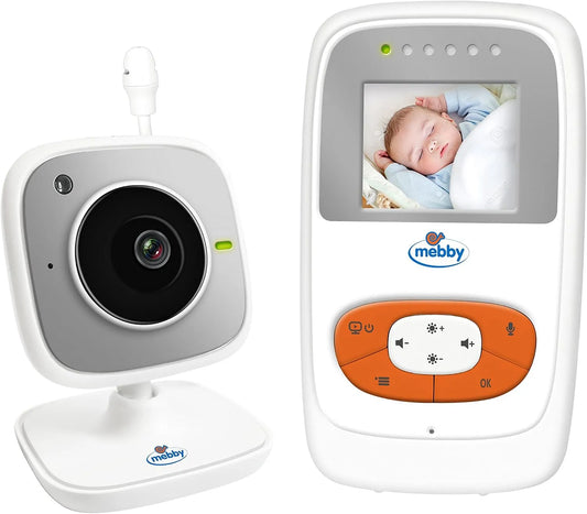 Monitor, Mebby, schermo per PC, monitor video per bambini, 95138 Baby Monitor con Videocamera a Colori Integrata