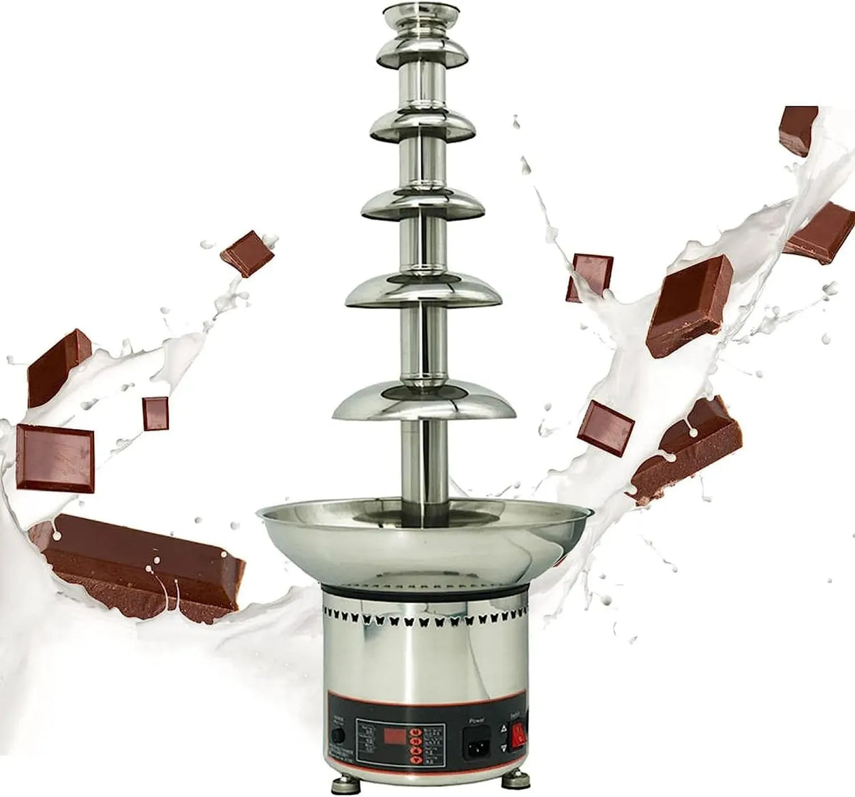 Macchina Per Cascata, Barbecue, Fonduta, professionale, acciaio inox, per Fonduta Di Cioccolato