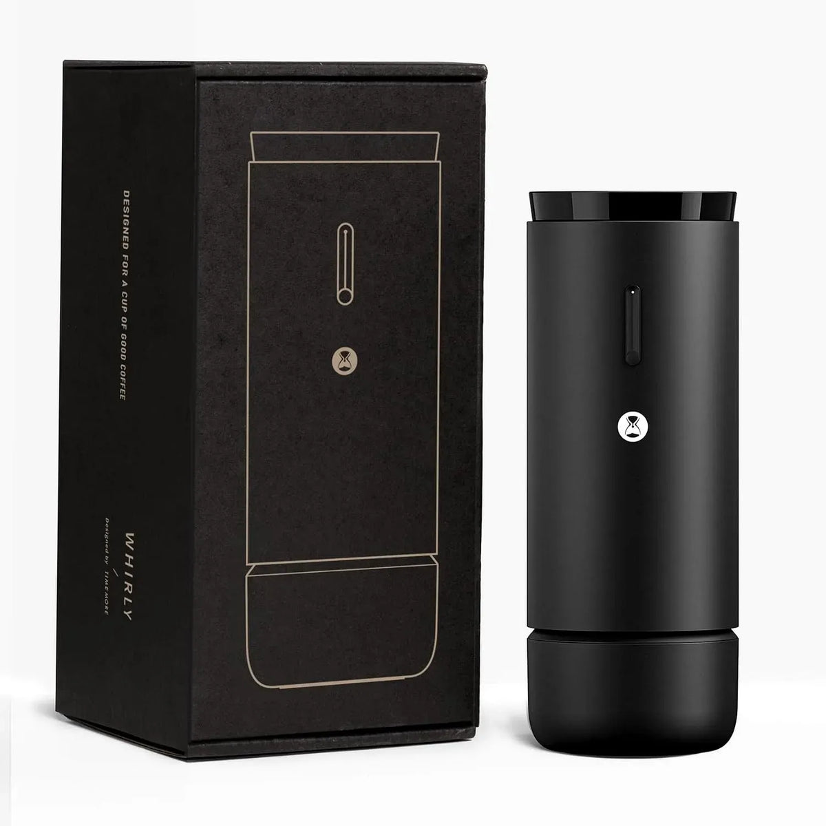 S2C-042-EI macinacaffè compatto per uso domestico, Macinacaffè elettrico portatile con macinino ottagonale brevettato, 30 livelli di macinazione per