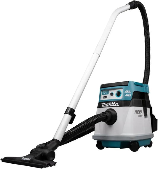 Makita DVC867LZX4 18VX2 Aspirapolvere, 8 L, LI-ION AWS HEPA/senza batteria e caricatore
