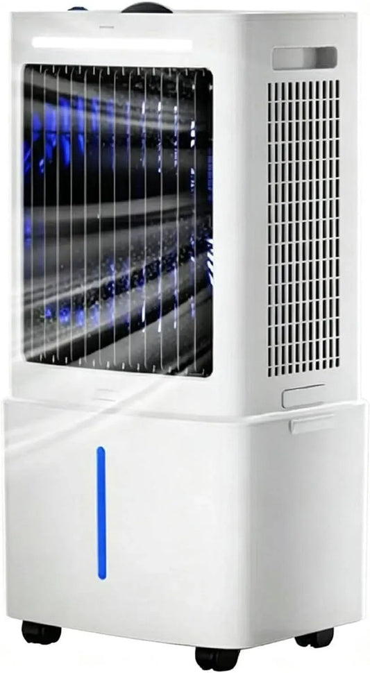Condizionatore, 39 × 34 × 78cm, portatile, ruote di trasporto, touch, timer, RC+touch screen
