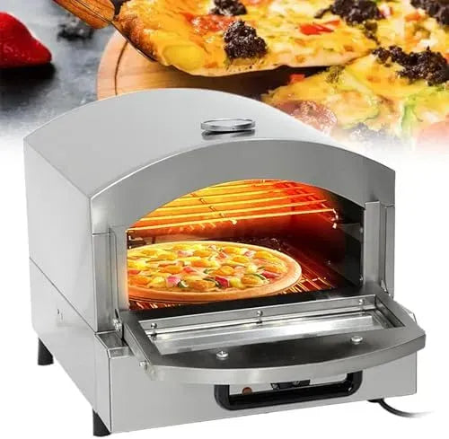 Forno elettrico per pizza, esterno, acciaio inox