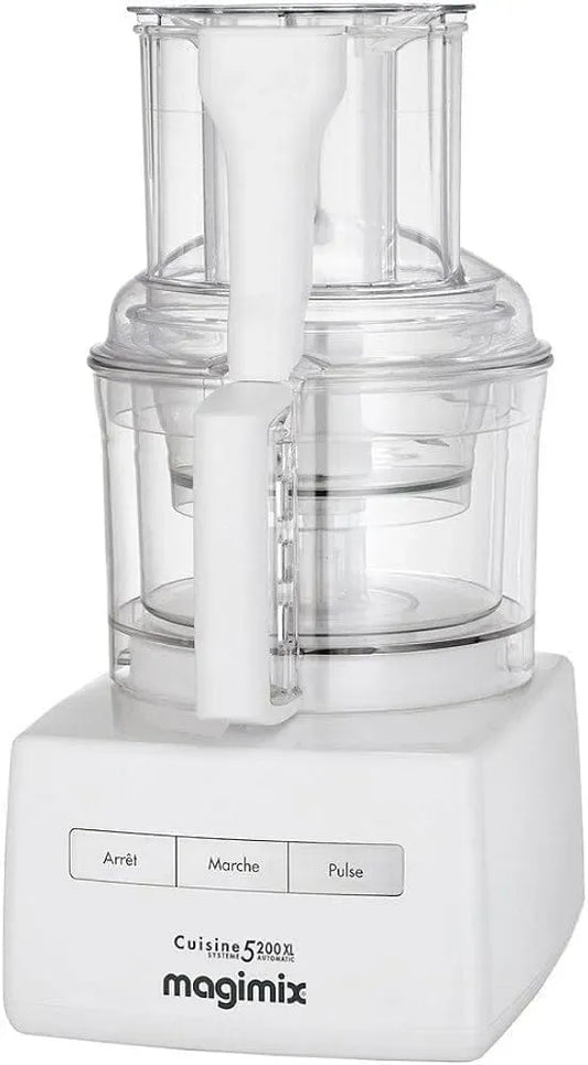 Robot da cucina, MAGIMIX, bianco, macchina da cucina, Robot Da Cucina Compact 5200 Xl Argento/Bianco