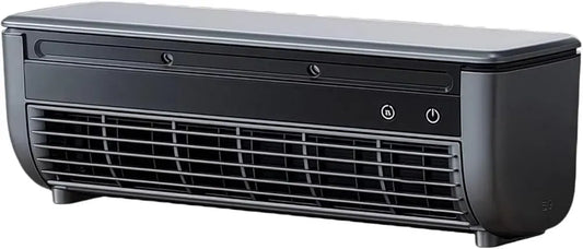 Ventilatore, portatile, USB, grigio, Ricaricabile Tramite USB