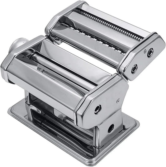 Macchina per pasta, macchina per tagliatelle, professionale, acciaio inox, argento, Size : ONE Size