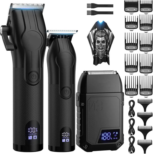 Regolabarba, Rasoio, professionale, senza fili, per Capelli Senza Fili, BESTBOMG