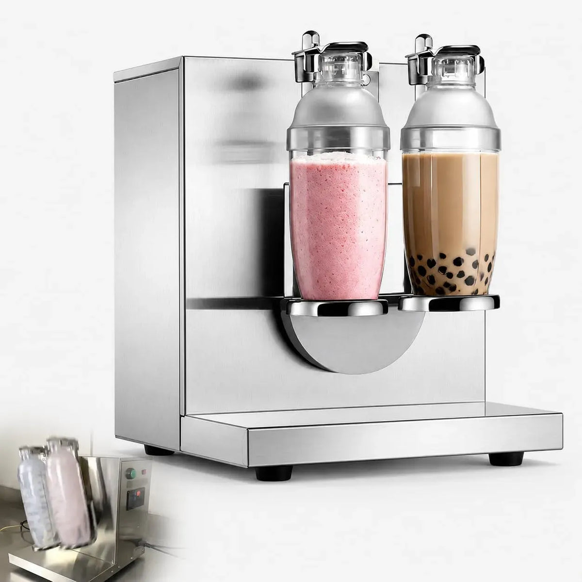 Supporti Regolabili, Doppia Testa, per Shaker Professionale per Bevande, 120W