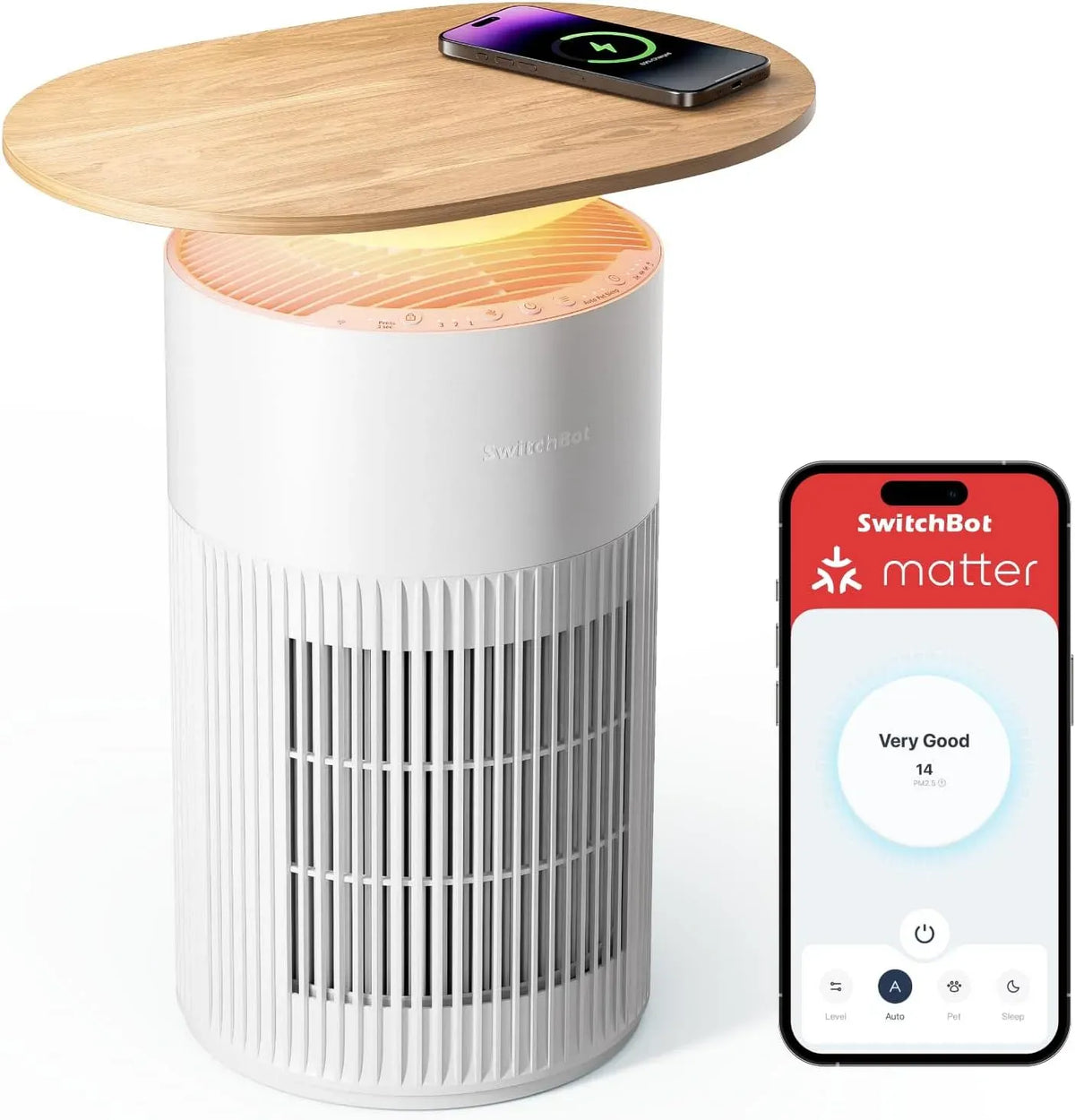 Purificatore d'aria A 83, 400 m³/h, 20 dB, Filtro HEP Rimuove 99, Mod lità Sonno 20dB, 97% Di Muff, C DR 400m³/h Fino ㎡