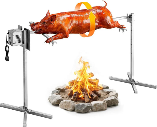 VEVOR AC 220 Barbecue, Griglia, Motore, 38 W, 240 V, 1422,4 mm, 60 kg, per Arrosto da Barbecue da 1422