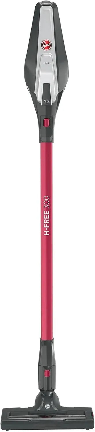 Hoover FREE 300 HF322HM Ciclonica, Senza Fili, H- 011 Scopa Elettrica, 240W, 0,7 L, Doppia Luce Led, Rosso, Autonomia 40 Minuti