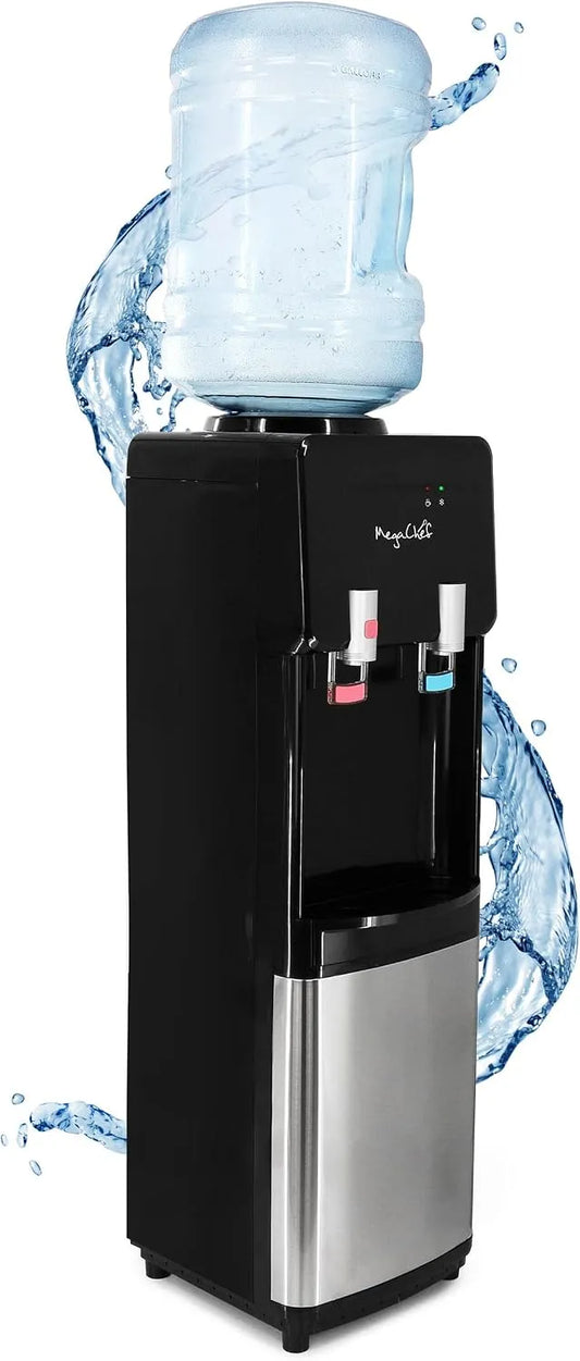 Dispenser, Megachef Dispenser di acqua calda e fredda dotato di caricamento dall'alto