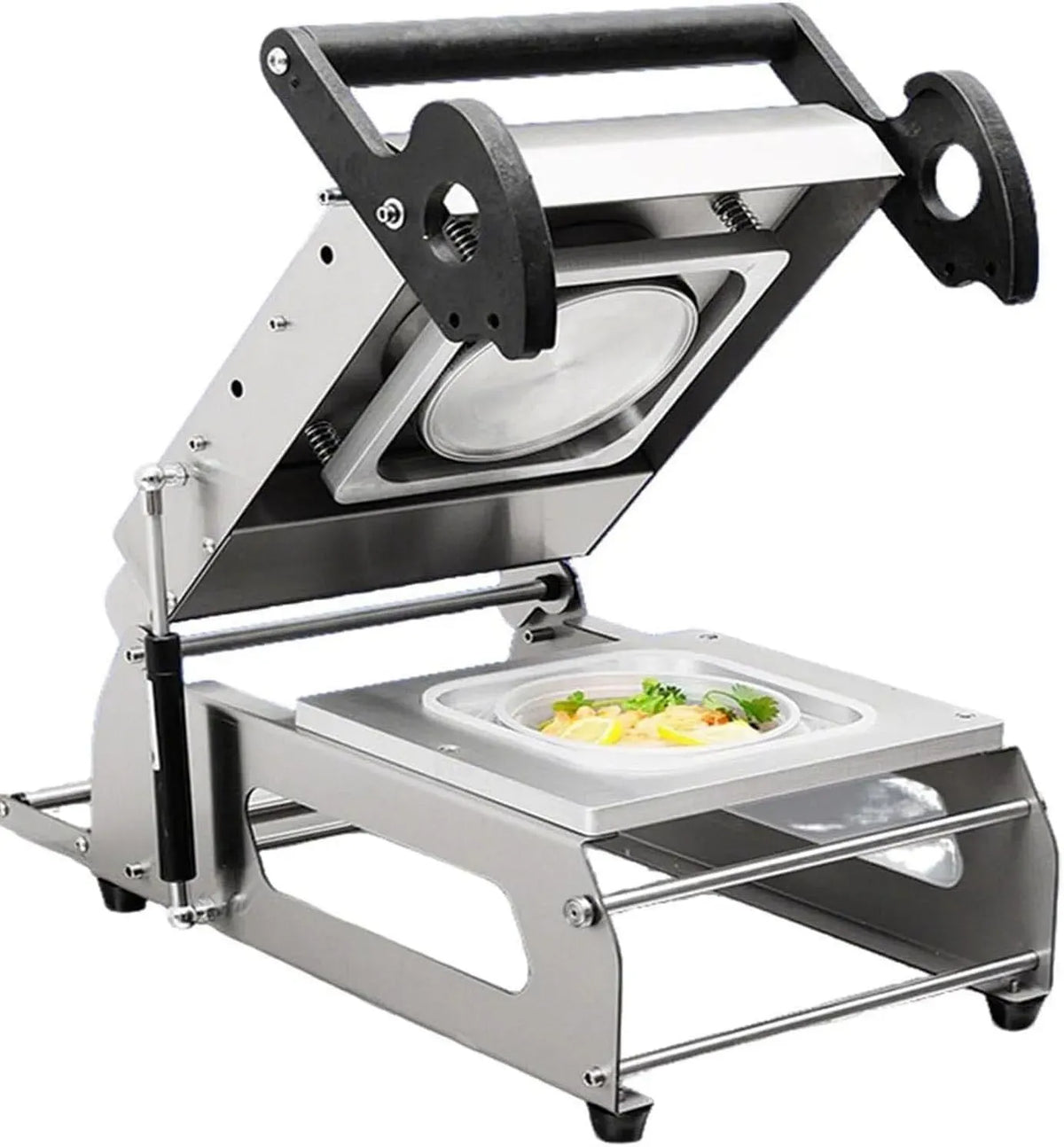 sigillatrice, professionale, acciaio inox, per imballaggio alimentare 7-8 sigilli/min