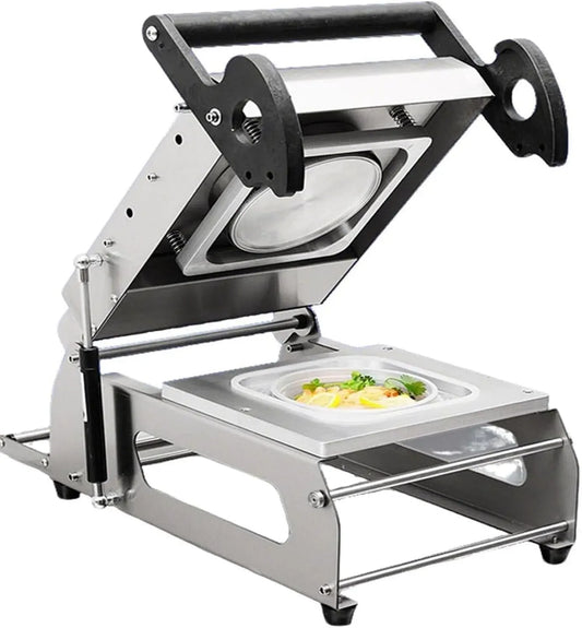 sigillatrice, professionale, acciaio inox, per imballaggio alimentare 7-8 sigilli/min