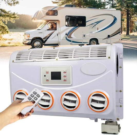 Condizionatore, 12 V, Generic 12V/24V, 2 zone di temperatura, bianco, Bus e RV