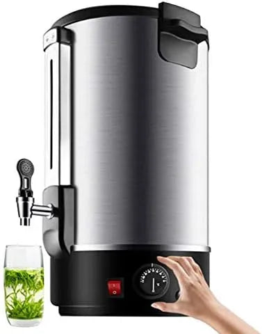 Bollitore elettrico, 14 L, 30 a 110 °C, professionale, acciaio inox