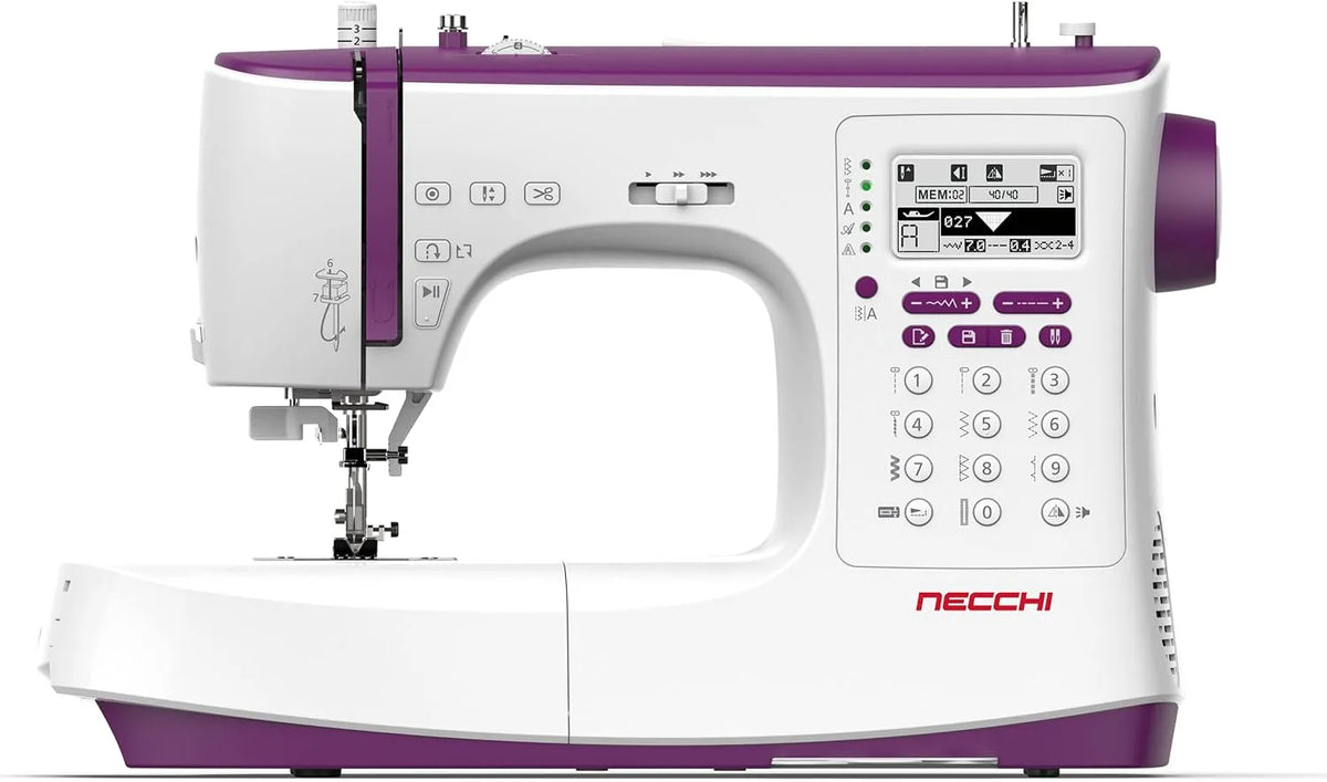 NC-204D Macchina per Cucire, plastica, alluminio, Necchi