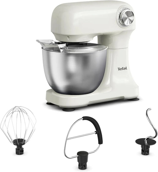 Tefal QB140AF0 Robot da cucina, 3,5 L, 500 W, bianco, 12 velocità, ciotola da 3,5 litri