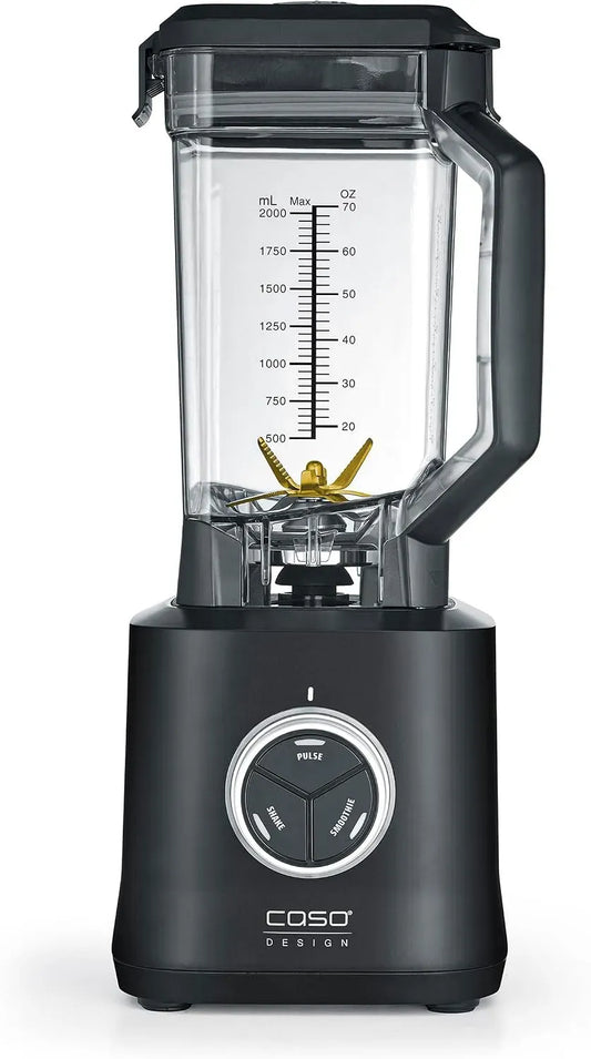 Caso B 2000 Frullatore, 2 L, 2000 W, professionale, 000 giri/min, sistema a 8 lame con, senza PA