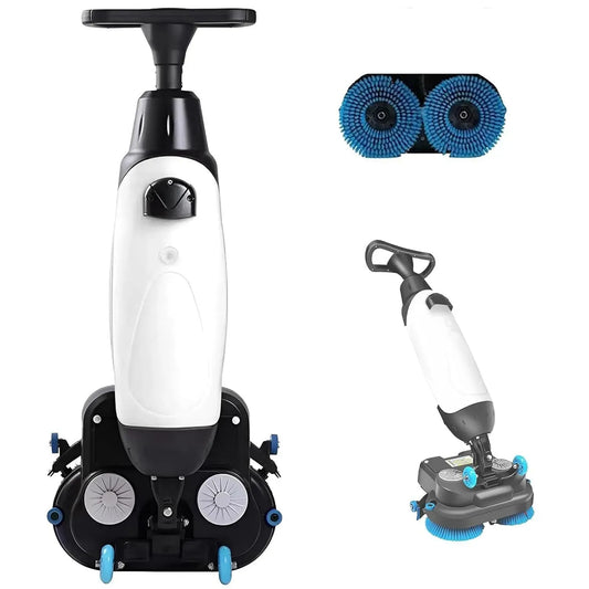 Lavasciuga, 43 cm, lavatrice/asciugatrice, portatile, professionale, larghezza di pulizia di 43 cm e testa rotante a 360°, copertura di 1200 m²/h