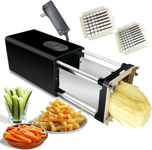 macchina da taglio, Affettatrice, affettatrice per alimenti, 1,27 cm, 0,95 cm, professionale, per patatine fritte