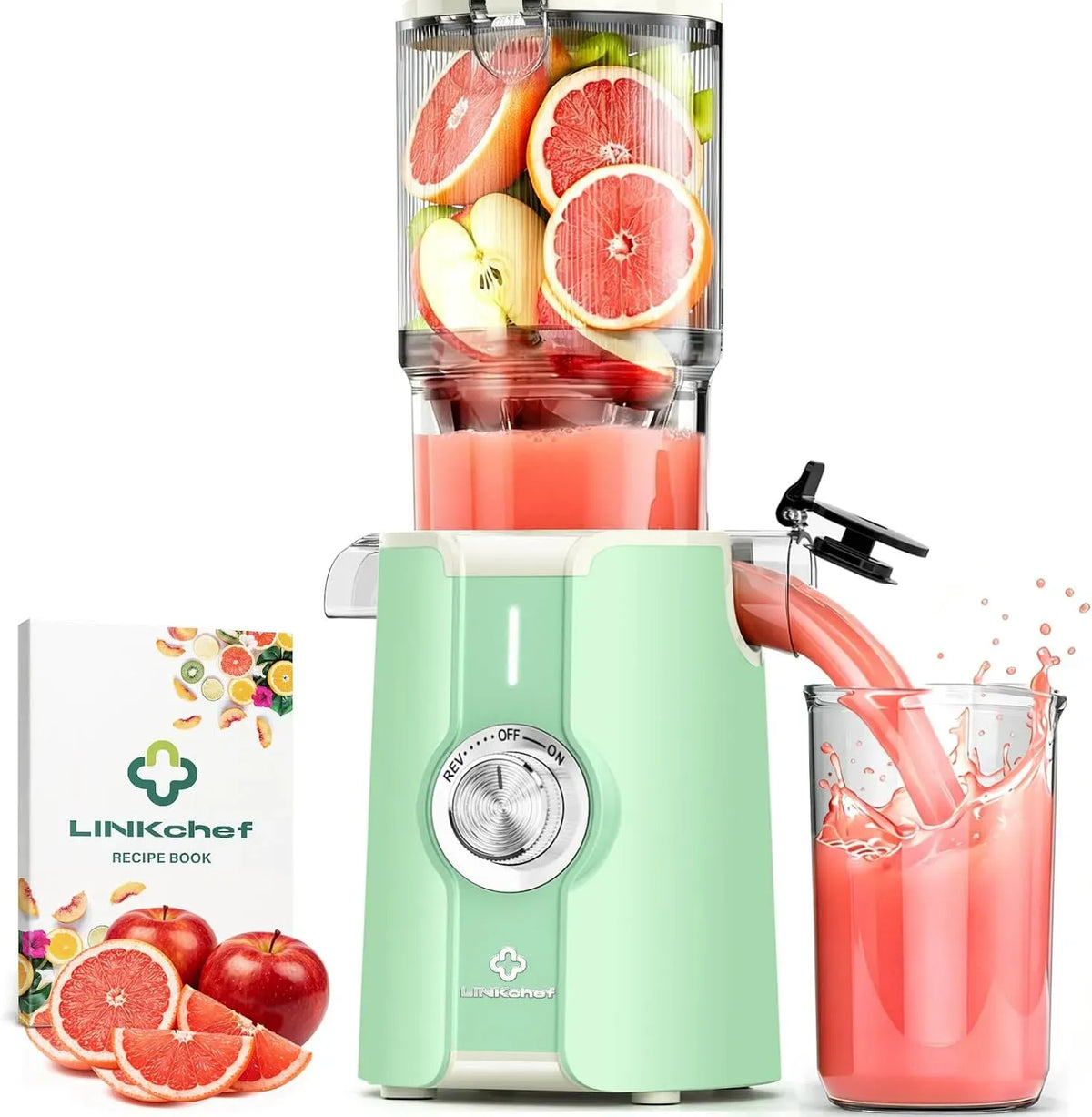 estrattore di succo e spremiagrumi, 1.2 L, 200 W
