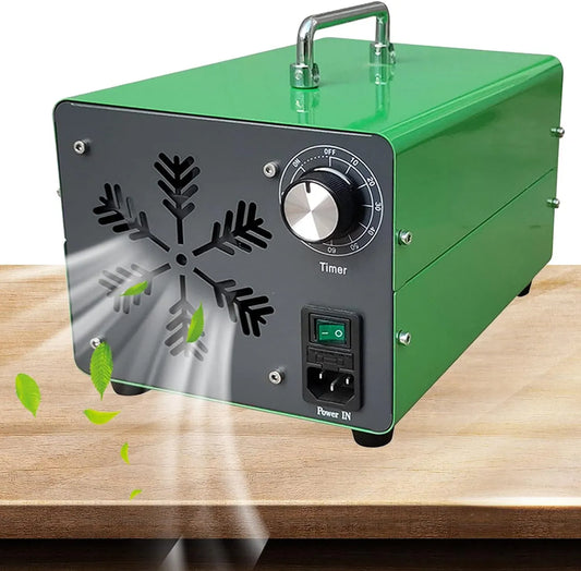 Purificatore d'aria, RDJSHOP Green-5000mg/h, portatile, timer, industriale, professionale, verde, ECC